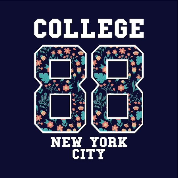 Premium Vector | Varsity college badge