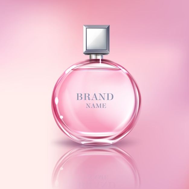 women's perfume pink bottle