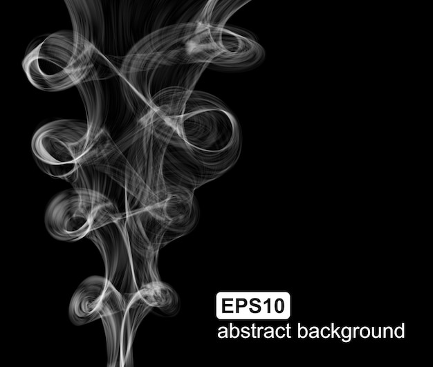 Vector abstract smoke background. Premium Vector