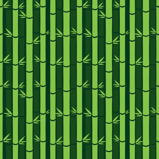 Premium Vector Vector Bamboo Seamless Pattern