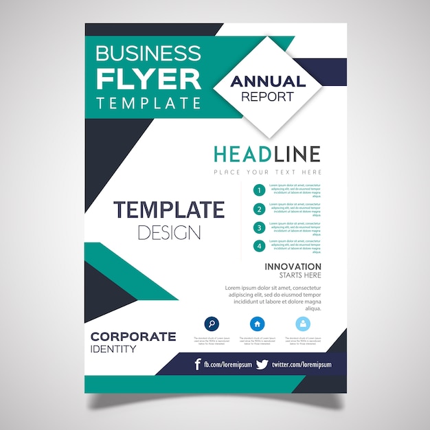 Free Vector Vector Business Flyer Designs