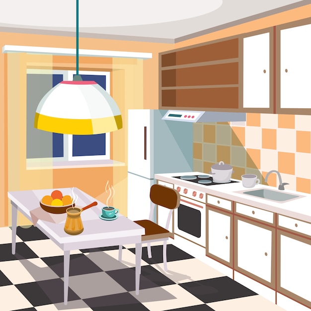 Kitchen Cartoon Pictures - Cartoon Background Game Kitchen Animation ...