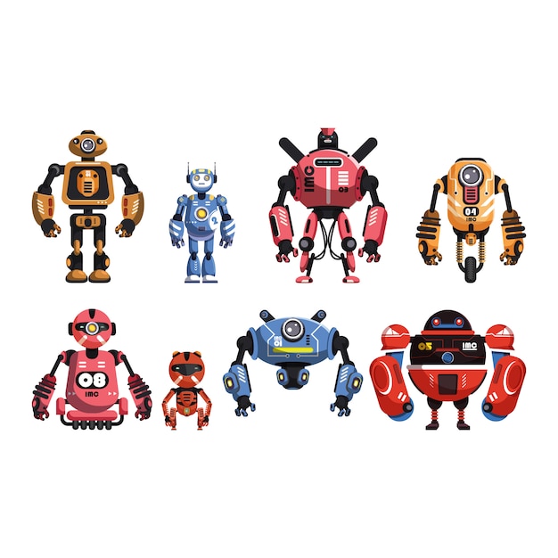 Premium Vector Vector Cartoon Robot Template Premium Vector Vector Cartoon Robot Template