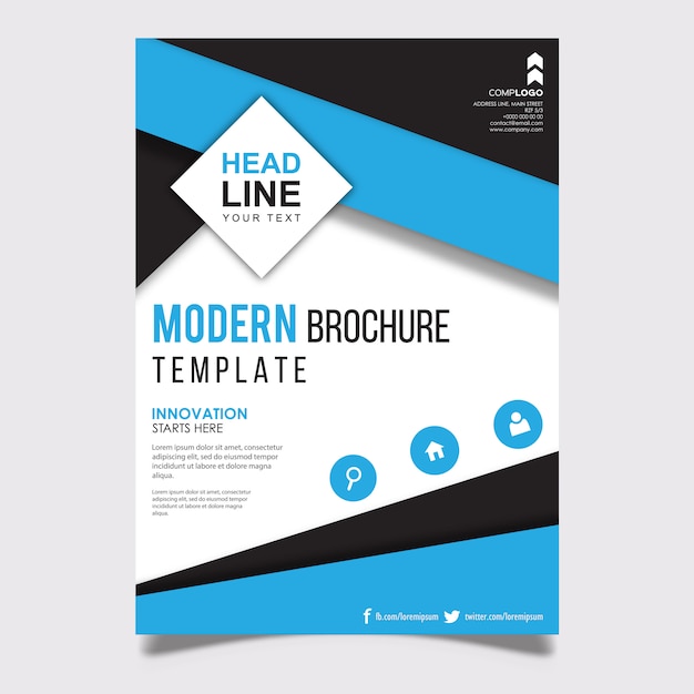 Download Free Vector Creative Brochure Design Template Premium Vector Use our free logo maker to create a logo and build your brand. Put your logo on business cards, promotional products, or your website for brand visibility.