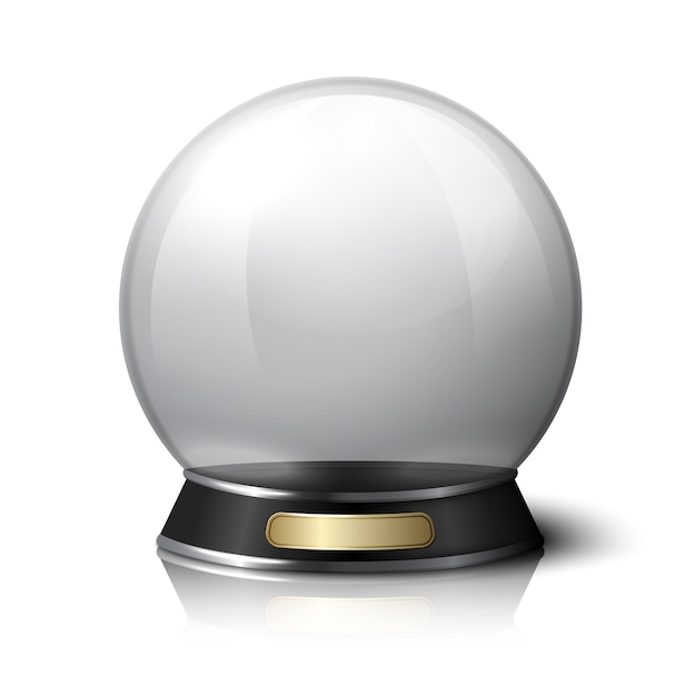 Premium Vector | Vector crystal ball for fortune tellers