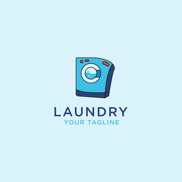 Premium Vector | Vector design templates laundry logo design concept