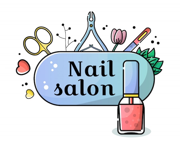 Download Free Vector Flat Banner For Nail Salon Background Premium Vector Use our free logo maker to create a logo and build your brand. Put your logo on business cards, promotional products, or your website for brand visibility.
