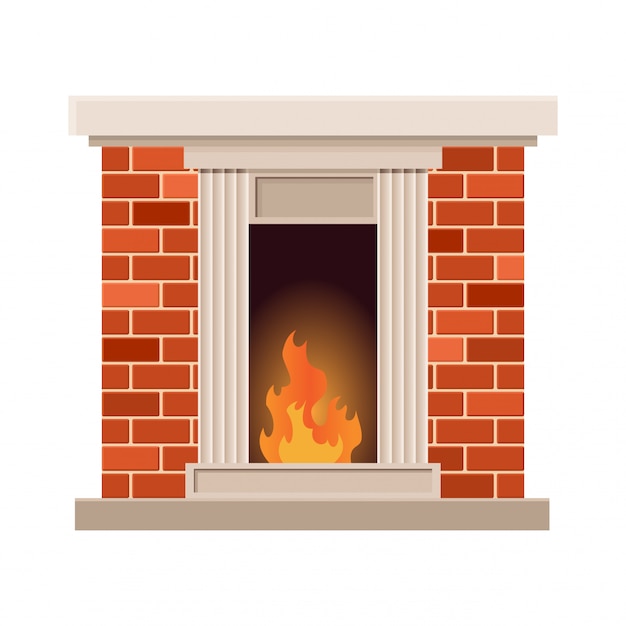 Download Free Vector Home Fireplace With Fire Vintage Design Of Stone Oven With Use our free logo maker to create a logo and build your brand. Put your logo on business cards, promotional products, or your website for brand visibility.