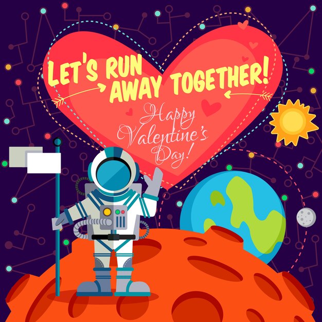 Download Free Vector Illustration About Outer Space For Valentines Day Use our free logo maker to create a logo and build your brand. Put your logo on business cards, promotional products, or your website for brand visibility.