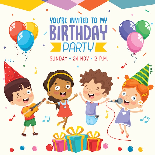 Clean Invitation Cards For Birthday Party Top – Birthday Cards