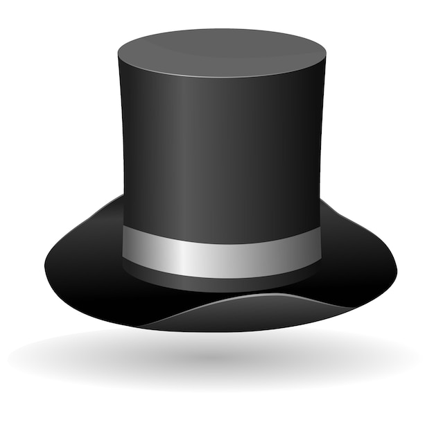 Premium Vector | Vector illustration of a cylinder hat