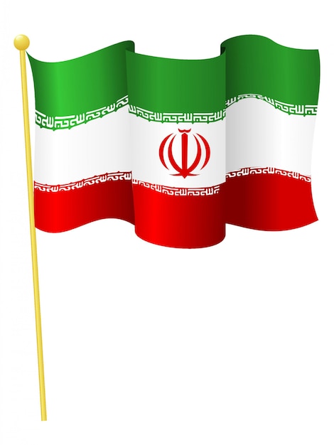 Download Vector illustration of the flag iran Vector | Premium Download