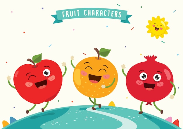 Download Free Vector Illustration Of Fruit Characters Premium Vector Use our free logo maker to create a logo and build your brand. Put your logo on business cards, promotional products, or your website for brand visibility.
