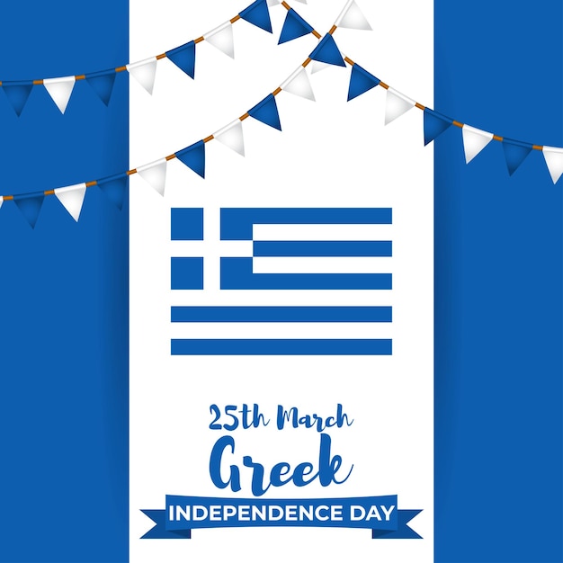 Premium Vector Vector illustration for greek independence day