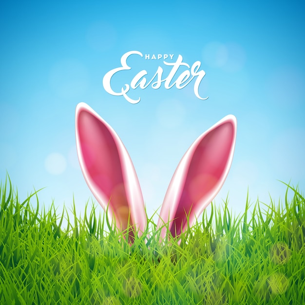 Download Premium Vector | Vector illustration of happy easter ...