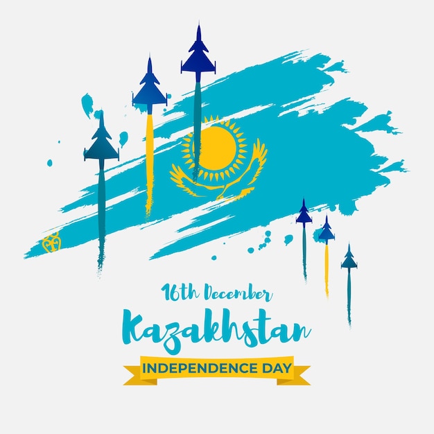 Premium Vector Vector Illustration Of Happy Kazakhstan Independence Day