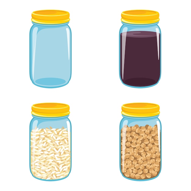 Premium Vector Vector Illustration Of Jars 