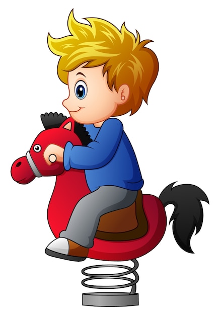 rocking horse cartoon