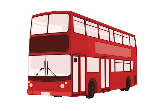 Premium Vector | Vector illustration of london bus