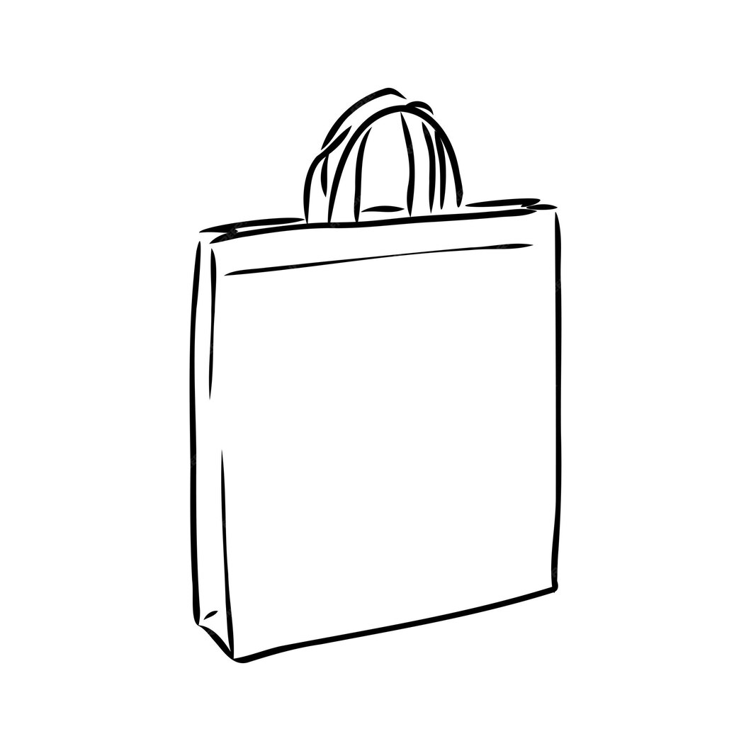 Premium Vector | Vector illustration of a plastic bag plastic bag vector