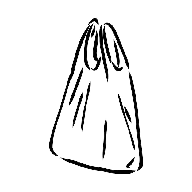 Premium Vector Vector Illustration Of A Plastic Bag Plastic Bag Vector 6937