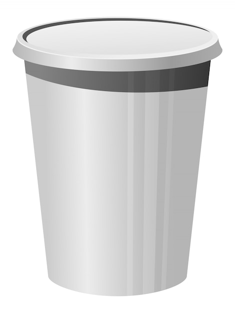 Premium Vector | Vector illustration of a plastic cup