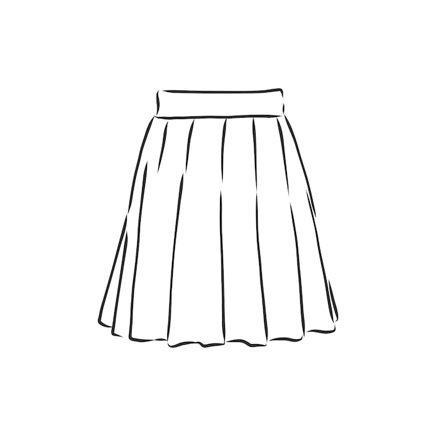 Premium Vector | Vector illustration of skirts. women's clothes, skirt ...