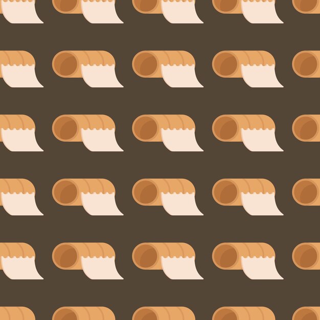 Premium Vector Vector illustration of the toilet paper pattern