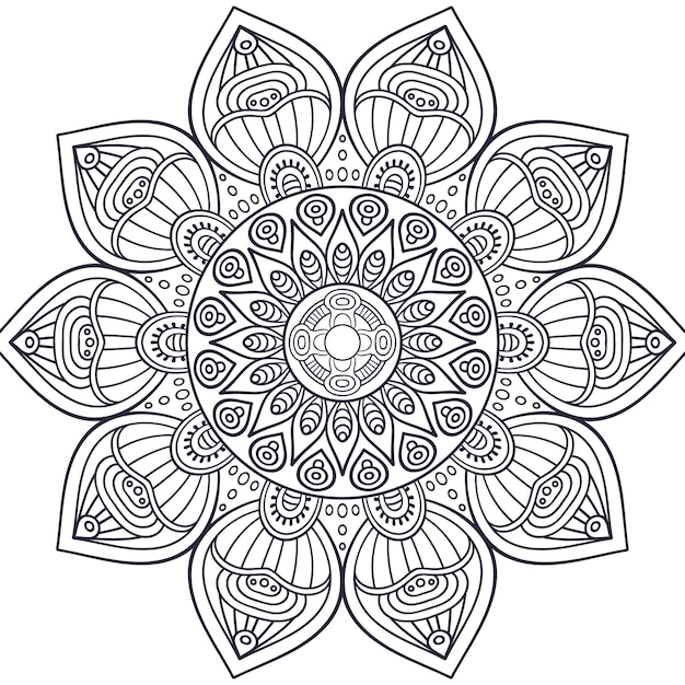 Download Vector indian mandala Vector | Free Download