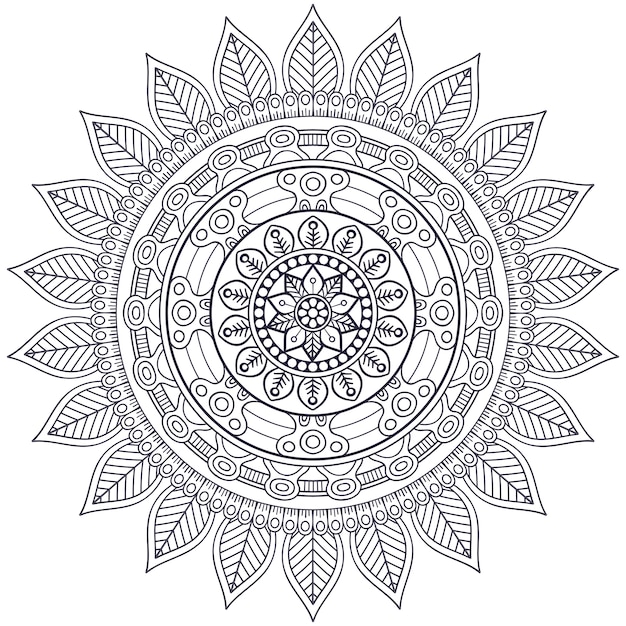 Download Vector indian mandala Vector | Free Download