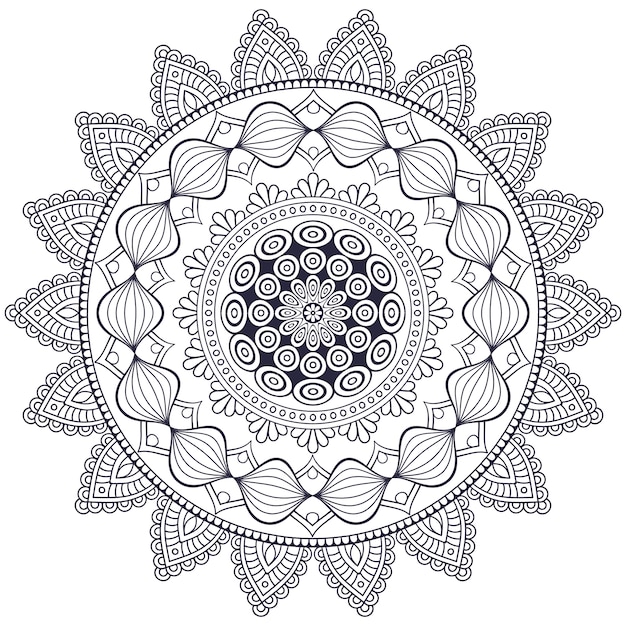 Download Vector indian mandala | Free Vector