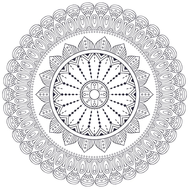 Download Vector indian mandala | Free Vector