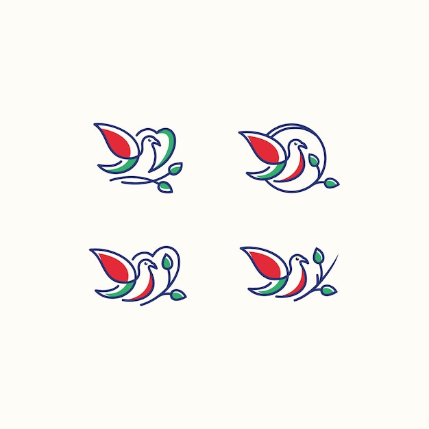 Download Free Vector Logo Love Bird Icon Line Art Picture Premium Vector Use our free logo maker to create a logo and build your brand. Put your logo on business cards, promotional products, or your website for brand visibility.