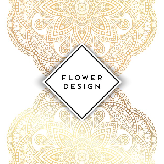 Download Vector luxury wedding invitation with mandala Vector | Premium Download