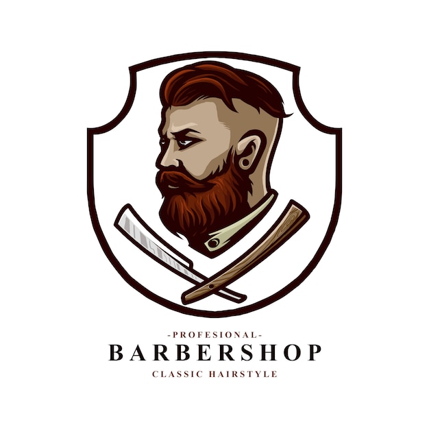 Download Free Vector Of Man With Bearded And Razor Blade Suitable For Use our free logo maker to create a logo and build your brand. Put your logo on business cards, promotional products, or your website for brand visibility.