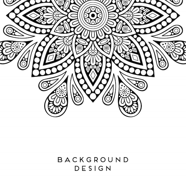 Download Premium Vector | Vector mandala background