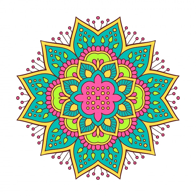 Free Vector | Vector mandala