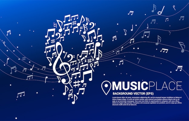Download Free Vector Music Melody Note Shaped Pin Icon Concept For Music Festival And Concert Venue Premium Vector Use our free logo maker to create a logo and build your brand. Put your logo on business cards, promotional products, or your website for brand visibility.