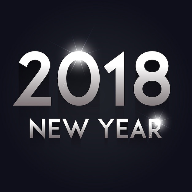 Download Free Vector | Vector new year 2018 background