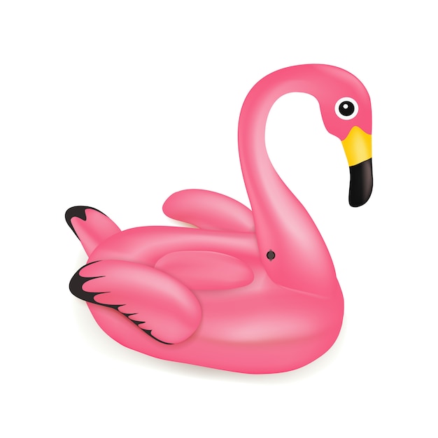 realistic flamingo clipart