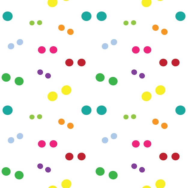 Premium Vector | Vector seamless pattern with circle on white ...