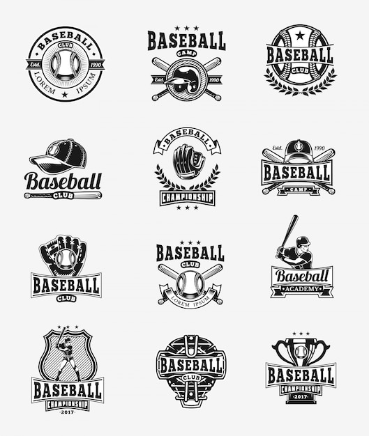 Download Free Vector Set Of Colored Baseball Badges Stickers Emblems Free Vector Use our free logo maker to create a logo and build your brand. Put your logo on business cards, promotional products, or your website for brand visibility.