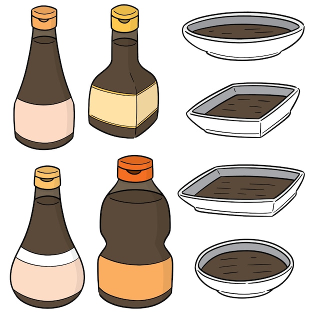 Premium Vector | Vector set of fish sauce