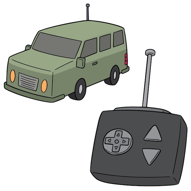 remote car cartoon