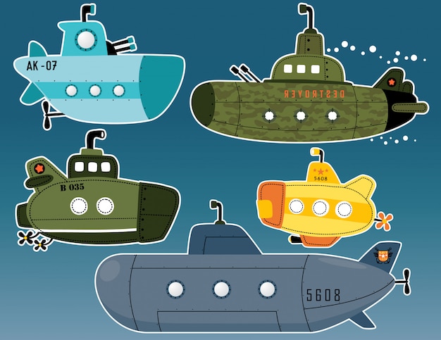 army submarine cartoon