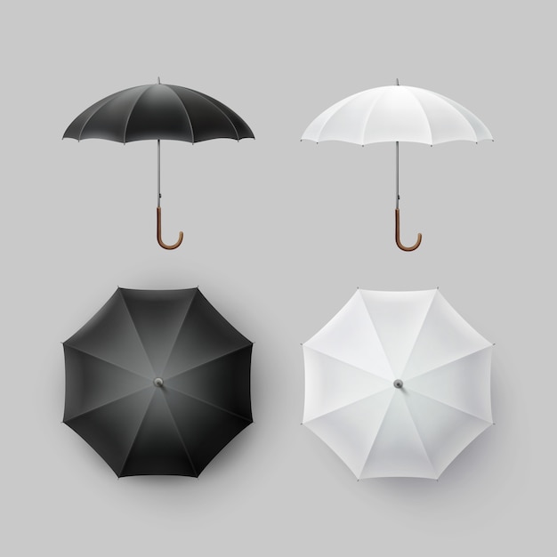 gray rain umbrella