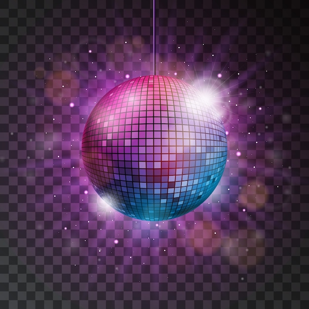 Download Free Vector Shiny Disco Ball Illustration On A Transparent Background Use our free logo maker to create a logo and build your brand. Put your logo on business cards, promotional products, or your website for brand visibility.