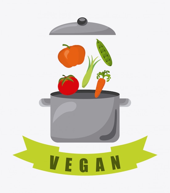 Premium Vector Vegan Food