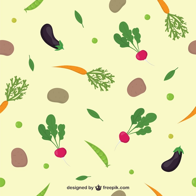 Vegetables pattern | Free Vector