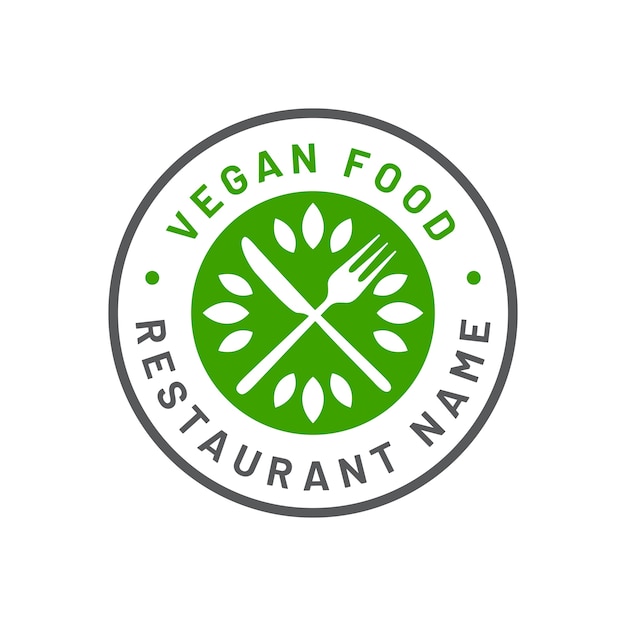 Download Free Vegetarian Restaurant Logo Emblem Premium Vector Use our free logo maker to create a logo and build your brand. Put your logo on business cards, promotional products, or your website for brand visibility.